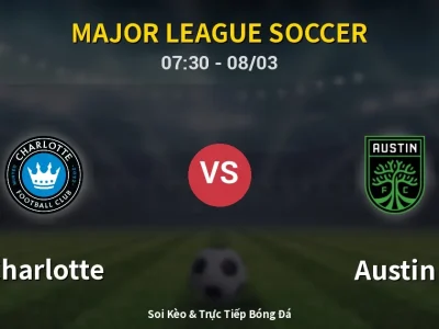 Kết Quả: Charlotte 3-1 Austin – Highlight & Bàn Thắng | Major League Soccer