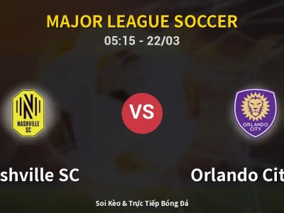 Kết Quả: Nashville SC 5-0 Orlando City SC – Highlight & Bàn Thắng | Major League Soccer