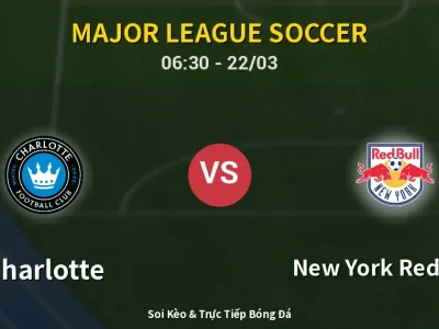 Kết Quả: Charlotte 6-1 New York Red Bulls – Highlight & Bàn Thắng | Major League Soccer