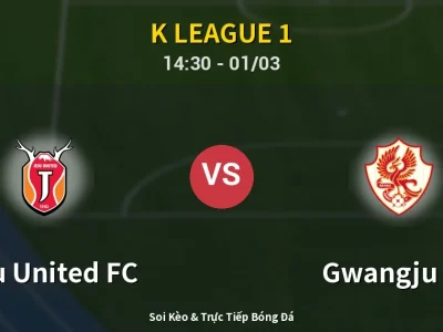 Kết Quả: Jeju United FC 0-0 Gwangju FC – Highlight & Bàn Thắng | K League 1