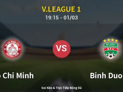 Kết Quả: Ho Chi Minh 0-1 Binh Duong – Highlight & Bàn Thắng | V.League 1