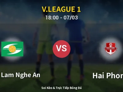 Kết Quả: Song Lam Nghe An 1-0 Hai Phong – Highlight & Bàn Thắng | V.League 1