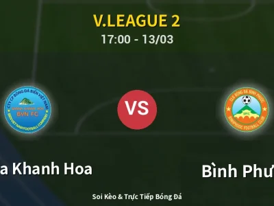 Kết Quả: Sanna Khanh Hoa 0-2 Bình Phước – Highlight & Bàn Thắng | V.League 2