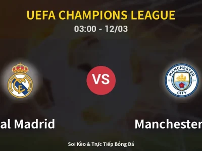 Kết Quả: Real Madrid 3-0 Manchester City – Highlight & Bàn Thắng | UEFA Champions League