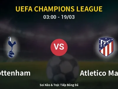 Kết Quả: Tottenham 3-2 Atletico Madrid – Highlight & Bàn Thắng | UEFA Champions League