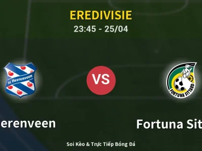Soi Kèo Heerenveen vs Fortuna Sittard – 23:45 25/04 | Nhận Định, Dự Đoán Tỷ Số