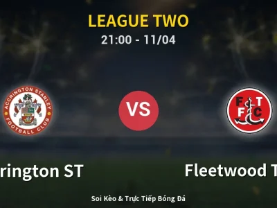 Soi Kèo Accrington ST vs Fleetwood Town – 21:00 11/04 | Nhận Định, Dự Đoán Tỷ Số