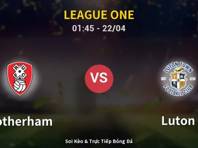 Kết Quả: Rotherham 0-2 Luton – Highlight & Bàn Thắng | League One