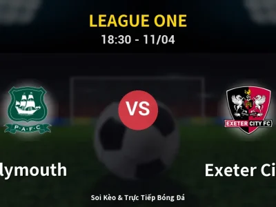 Soi Kèo Plymouth vs Exeter City – 18:30 11/04 | Nhận Định, Dự Đoán Tỷ Số