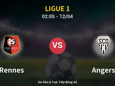Kết Quả: Rennes 2-1 Angers – Highlight & Bàn Thắng | Ligue 1