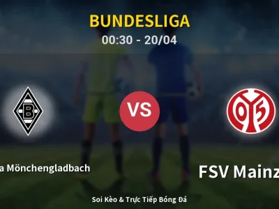Kết Quả: Borussia Mönchengladbach 1-1 FSV Mainz 05 – Highlight & Bàn Thắng | Bundesliga