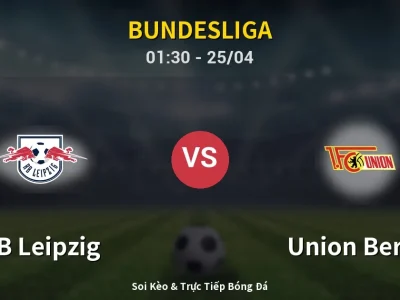 🔴 Trực Tiếp: RB Leipzig 2-0 Union Berlin – Link Xem Bundesliga (Full HD)