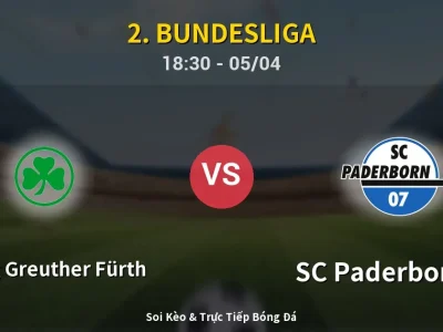 Soi Kèo SpVgg Greuther Fürth vs SC Paderborn 07 – 18:30 05/04 | Nhận Định, Dự Đoán Tỷ Số