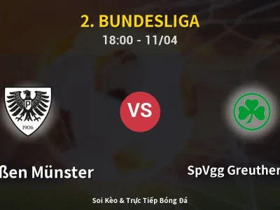 Soi Kèo Preußen Münster vs SpVgg Greuther Fürth – 18:00 11/04 | Nhận Định, Dự Đoán Tỷ Số