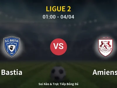 Kết Quả: Bastia 1-1 Amiens – Highlight & Bàn Thắng | Ligue 2