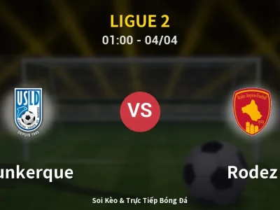 Kết Quả: Dunkerque 1-1 Rodez – Highlight & Bàn Thắng | Ligue 2