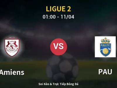 🔴 Trực Tiếp: Amiens 0-1 PAU – Link Xem Ligue 2 (Full HD)