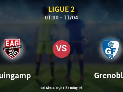 🔴 Trực Tiếp: Guingamp 0-1 Grenoble – Link Xem Ligue 2 (Full HD)