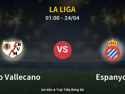 Kết Quả: Rayo Vallecano 1-0 Espanyol – Highlight & Bàn Thắng | La Liga