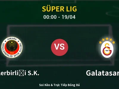 Kết Quả: Gençlerbirliği S.K. 1-2 Galatasaray – Highlight & Bàn Thắng | Süper Lig