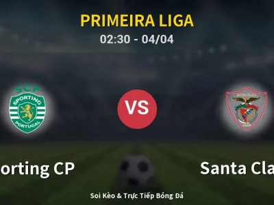 Kết Quả: Sporting CP 4-2 Santa Clara – Highlight & Bàn Thắng | Primeira Liga
