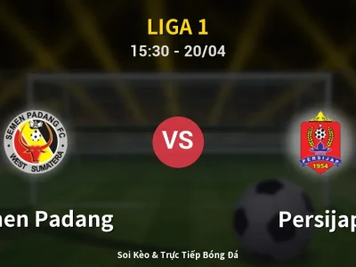 Soi Kèo Semen Padang vs Persijap – 15:30 20/04 | Nhận Định, Dự Đoán Tỷ Số