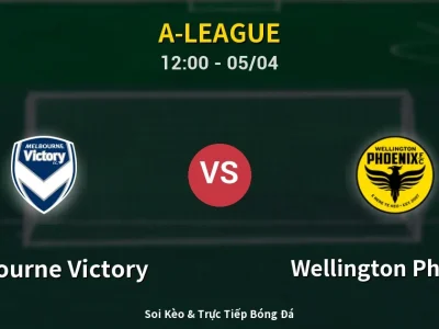 🔴 Trực Tiếp: Melbourne Victory 0-0 Wellington Phoenix – Link Xem A-League (Full HD)