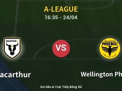 Kết Quả: Macarthur 4-0 Wellington Phoenix – Highlight & Bàn Thắng | A-League