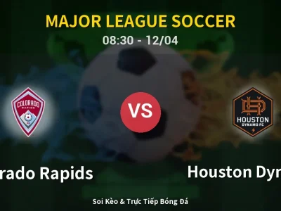 Kết Quả: Colorado Rapids 6-2 Houston Dynamo – Highlight & Bàn Thắng | Major League Soccer