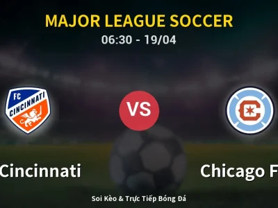 Kết Quả: FC Cincinnati 3-3 Chicago Fire – Highlight & Bàn Thắng | Major League Soccer