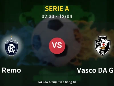 Kết Quả: Remo 1-1 Vasco DA Gama – Highlight & Bàn Thắng | Serie A
