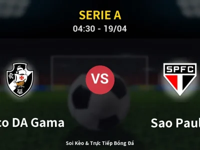 Kết Quả: Vasco DA Gama 2-1 Sao Paulo – Highlight & Bàn Thắng | Serie A