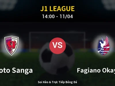 Soi Kèo Kyoto Sanga vs Fagiano Okayama – 14:00 11/04 | Nhận Định, Dự Đoán Tỷ Số
