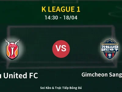Kết Quả: Jeju United FC 1-1 Gimcheon Sangmu FC – Highlight & Bàn Thắng | K League 1