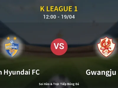 Kết Quả: Ulsan Hyundai FC 5-1 Gwangju FC – Highlight & Bàn Thắng | K League 1