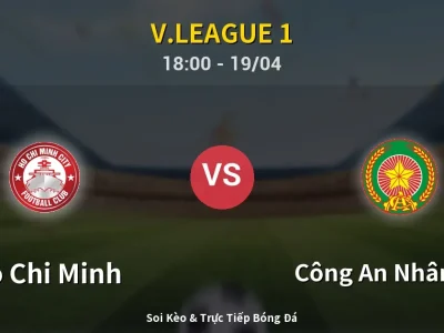Kết Quả: Ho Chi Minh 0-3 Công An Nhân Dân – Highlight & Bàn Thắng | V.League 1