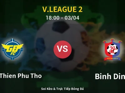 Kết Quả: Xuan Thien Phu Tho 1-4 Binh Dinh – Highlight & Bàn Thắng | V.League 2