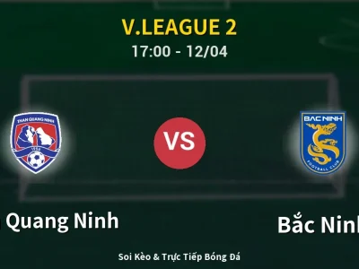 Kết Quả: Than Quang Ninh 0-0 Bắc Ninh – Highlight & Bàn Thắng | V.League 2