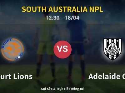 Kết Quả: Sturt Lions 1-0 Adelaide City – Highlight & Bàn Thắng | South Australia NPL