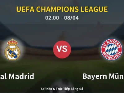 Kết Quả: Real Madrid 1-2 Bayern München – Highlight & Bàn Thắng | UEFA Champions League