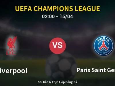 Kết Quả: Liverpool 0-2 Paris Saint Germain – Highlight & Bàn Thắng | UEFA Champions League