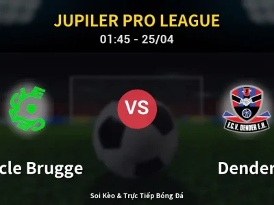 🔴 Trực Tiếp: Cercle Brugge 0-0 Dender – Link Xem Jupiler Pro League (Full HD)