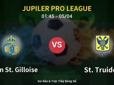 Kết Quả: Union St. Gilloise 1-0 St. Truiden – Highlight & Bàn Thắng | Jupiler Pro League