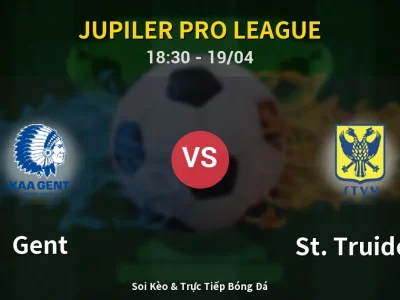 Kết Quả: Gent 0-0 St. Truiden – Highlight & Bàn Thắng | Jupiler Pro League