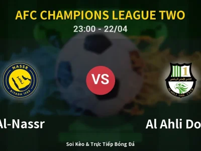 Soi Kèo Al-Nassr vs Al Ahli Doha – 23:00 22/04 | Nhận Định, Dự Đoán Tỷ Số