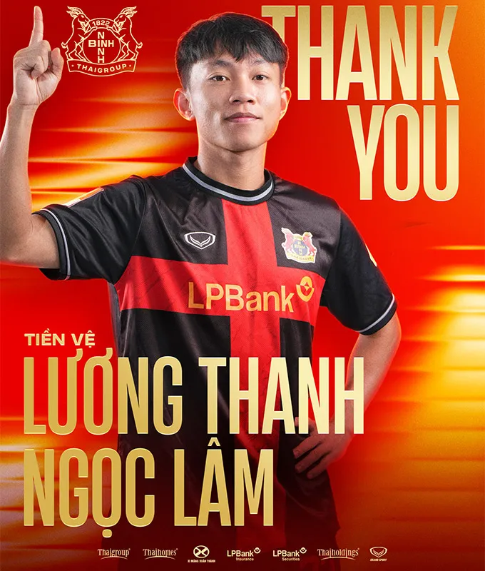 HAGL chiêu mộ tiền vệ cao 1m63 - Lương Ngọc Thanh Bình đến từ Ninh Bình