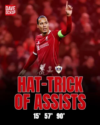 Chấn Động Champions League: Virgil van Dijk Lập Kỷ Lục Chưa Từng Có, Liverpool Thẳng Tiến Vòng 1/8 1