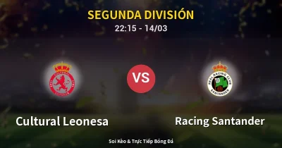 Cultural Leonesa vs Racing Santander 14/03