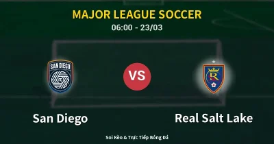 San Diego vs Real Salt Lake 23/03