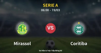 Mirassol vs Coritiba 19/03